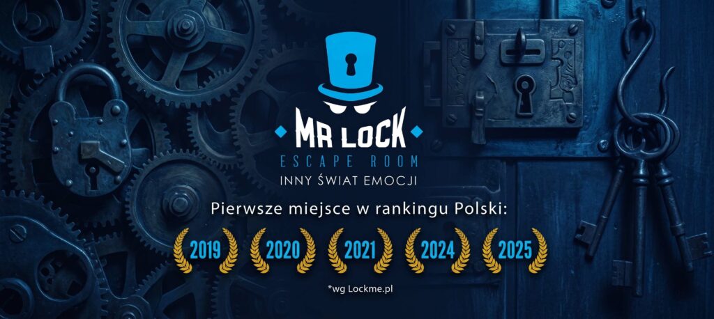 Logo Mr Lock Escape Room i zdobyte nagrody