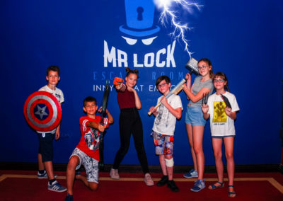 Superbohaterowie w Mr Lock